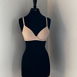 Aerie Cream T-Shirt Bra with Smooth Molded Cups